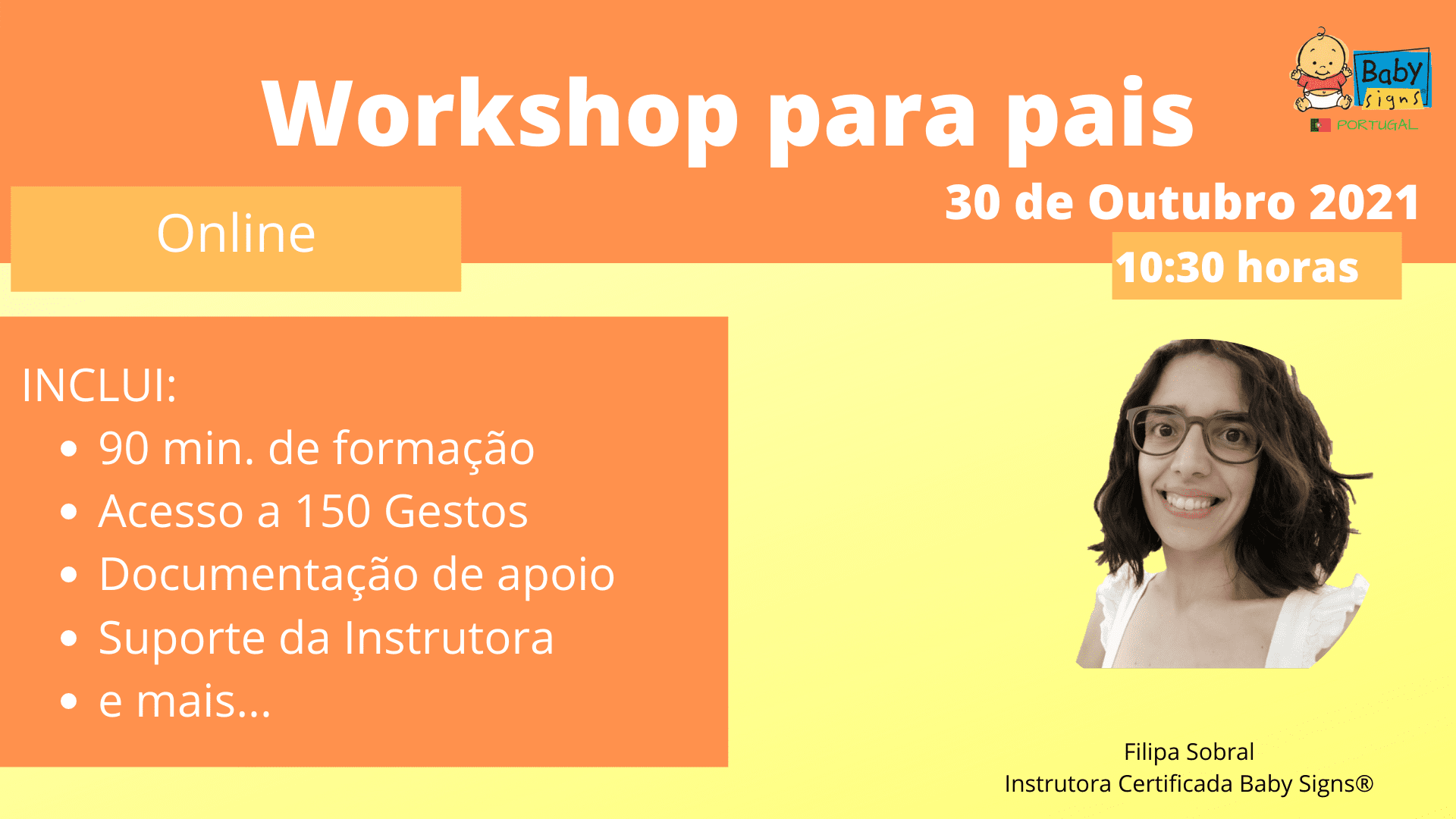 Workshop pais baby signs filipa sobral nasnuvens